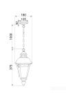 Подвесной светильник Outdoor O029PL-01BZ 
