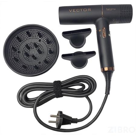 Фен для волос с бесщеточным мотором Vector 1700 Вт 
