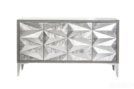 ART-2927-S Комод с рельефным фасадом,отделка под ската 163*41*90 