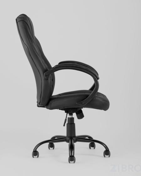 Компьютерное кресло TopChairs Racer Midi черное геймерское 