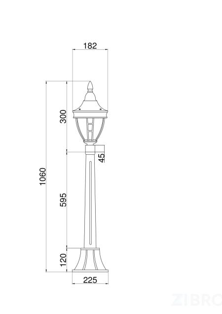 Ландшафтный светильник Outdoor O026FL-01B 