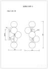 K2KM1105W-5 Бра L27*W24*H50см 