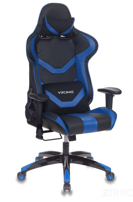 Игровое кресло Кресло игровое Бюрократ CH-772N/BL+BLUE две подушки черный/синий искусственная кожа (пластик чер 