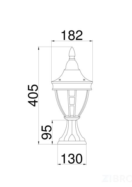 Ландшафтный светильник Outdoor O027FL-01B 