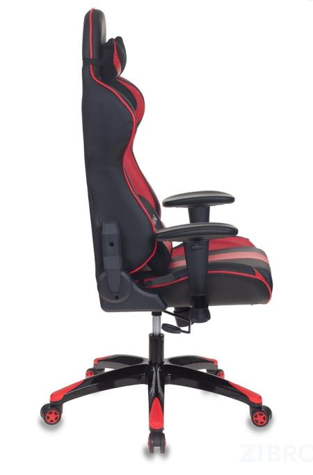 Игровое кресло Кресло игровое Бюрократ CH-772N/BL+RED две подушки черный/красный искусственная кожа (пластик че 
