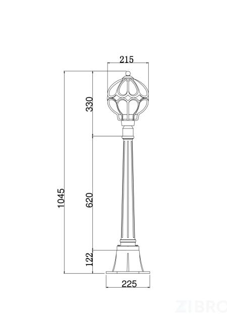 Ландшафтный светильник Outdoor O023FL-01G 