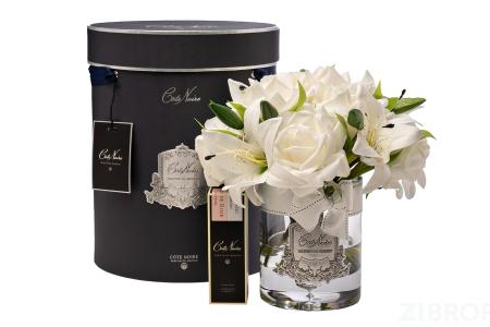 96CN-00001 Диффузор Roses&LIlies white, спрей White Gardenia+Rose Petal 2*10ml в упак. 