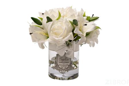 96CN-00001 Диффузор Roses&LIlies white, спрей White Gardenia+Rose Petal 2*10ml в упак. 