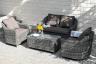 "Кон Панна" кресло из искусственного ротанга, цвет графит 