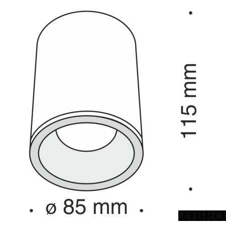 Потолочный светильник Technical C029CL-01W 