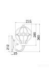 Настенный светильник (бра) Outdoor O024WL-01G 
