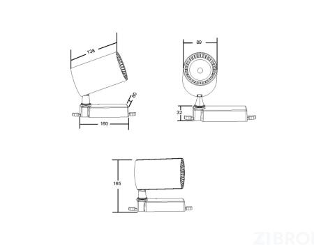 Трековый светильник Technical TR029-3-30W4K-W 