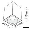 Потолочный светильник Technical C030CL-01W 