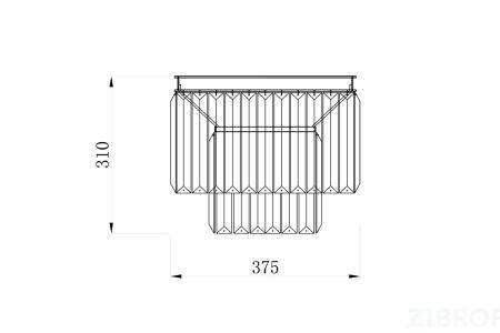 15-B6901-2NI Бра 35*17*28см 