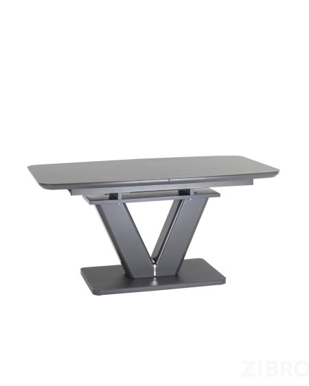 Обеденный стол Вильнюс раскладной 160-200*90 серый 