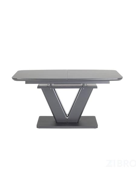 Обеденный стол Вильнюс раскладной 160-200*90 серый 