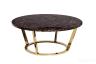 33FS-CT20C05-PG Стол журнальный Dark Emperador  d100*40,6см 