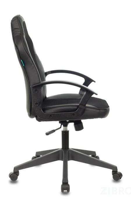компьютерное игровое Бюрократ VIKING-11/BLACK черный обивка экокожа/ткань крестовина пластик 