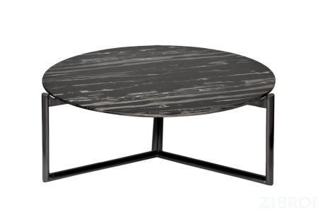 Стол журнальный круглый (искусственный мрамор) 57EL-CT392C 