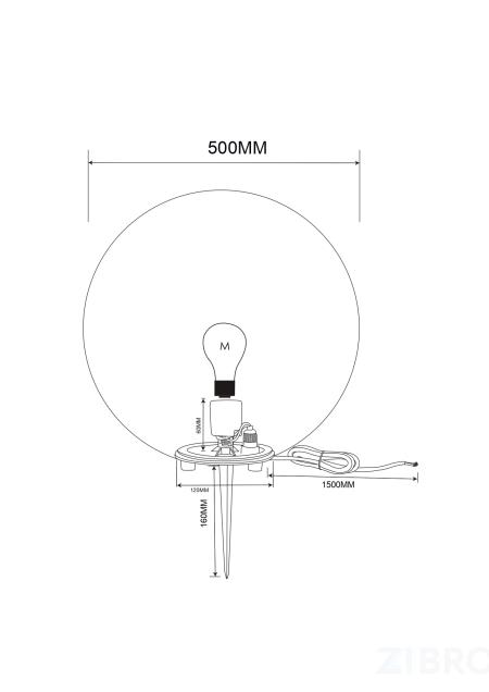 Ландшафтный светильник Outdoor O594FL-01W1 