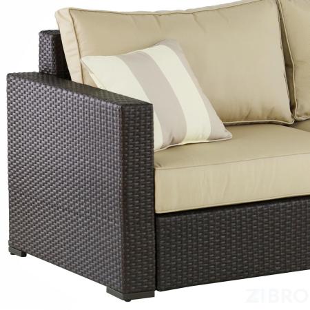 Диван плетеный AFM-215B Brown/Light 