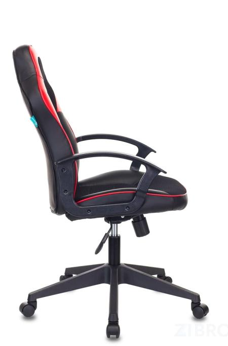 компьютерное игровое Бюрократ VIKING-11/BL-RED черный/красный обивка экокожа/ткань крестовина пл 