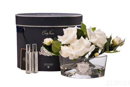 96CN-LV1000 Диффузор Oval Ivory White, спрей White Gardenia 2x10мл  в уп. 
