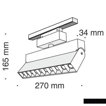 Трековый светильник Technical TR015-2-20W3K-B 