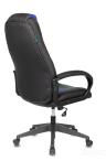 Кресло игровое Бюрократ VIKING-8N/BL-BLUE черный/синий искусственная кожа геймерское 