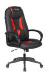 Кресло игровое Бюрократ VIKING-8N/BL-RED черный/красный искусственная кожа геймерское 