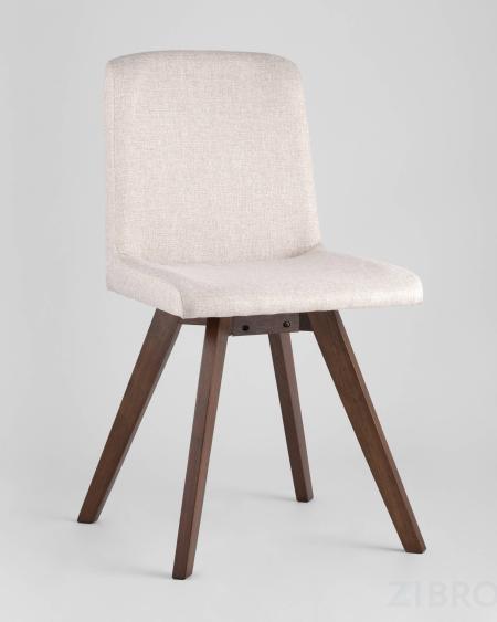 Комплект из четырех стульев MARTA мягкая тканевая серая обивка 