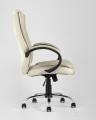 TopChairs Atlant офисное бежевое обивка экокожа, механизм качания Top Gun 
