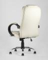 TopChairs Atlant офисное бежевое обивка экокожа, механизм качания Top Gun 