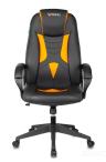Кресло игровое Бюрократ VIKING-8N/BL-OR черный/оранжевый искусственная кожа геймерское 