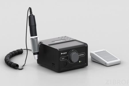 Аппарат для маникюра Strong 211/H400RU Black Edition (с педалью в коробке) 