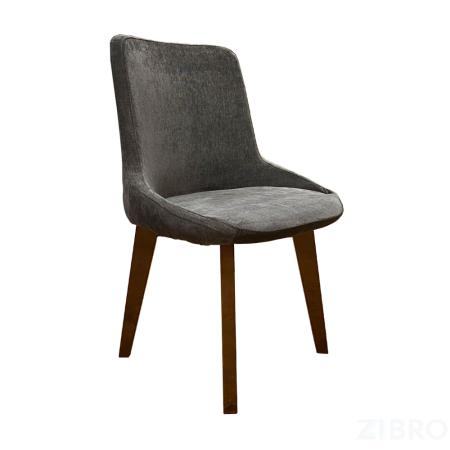 Стул Друз, ткань Velvet Lux 100 цвет серый 