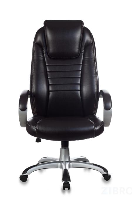 для руководителя офисное Бюрократ T-9923/BROWN-PU темно-коричневый Lincoln Brown экокожа 
