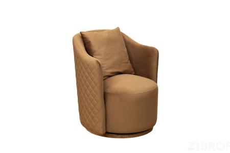 Кресло Verona Basic вращающееся велюр коричн. Colt004-KOR 70*77*80см 