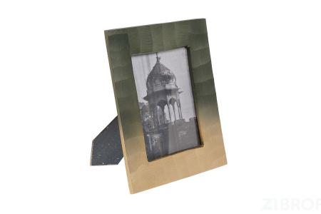 71PN-3394  Фоторамка металлическая золотистая 20*25см 
