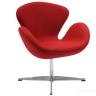 Кресло SWAN CHAIR красный кашемир 