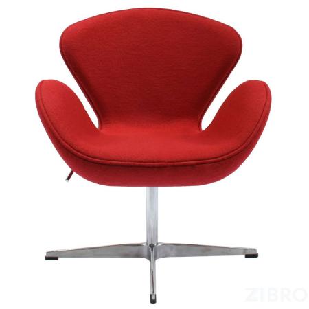 Кресло SWAN CHAIR красный кашемир 