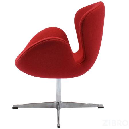 Кресло SWAN CHAIR красный кашемир 
