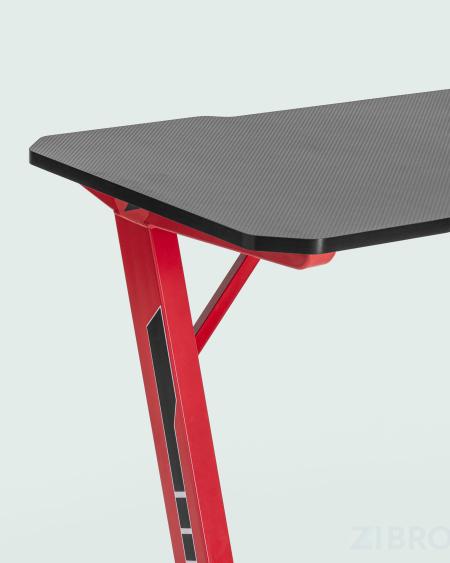Стол геймерский компьютерный игровой для геймеров TopChairs Arena красный 