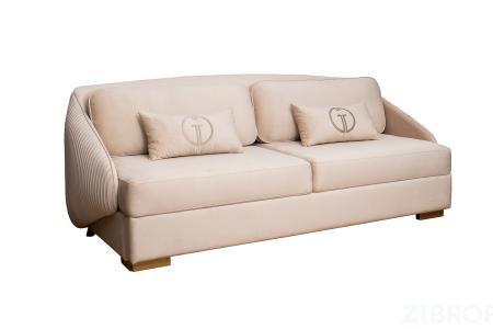 Диван Palazzo 240М трехм. раскладной беж Ром07+Ром07 240*105*95см 