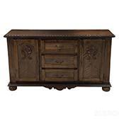 Комод PS 6026B MK-1903-HG 144х46х79 см Темный орех 