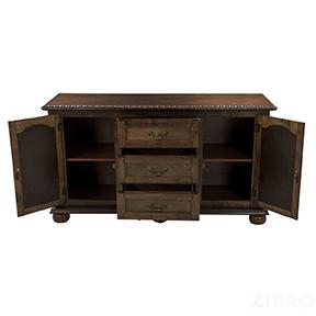 Комод PS 6026B MK-1903-HG 144х46х79 см Темный орех 