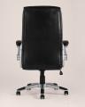 Компьютерное кресло TopChairs Force офисное черное, обивка из экокожи 