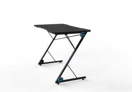 Стол геймерский компьютерный игровой для геймеров TopChairs Action черный 