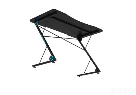 Стол геймерский компьютерный игровой для геймеров TopChairs Action черный 