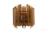 20MB3451-2AMBER Бра стекло янтарного цвета 32*33*32см 